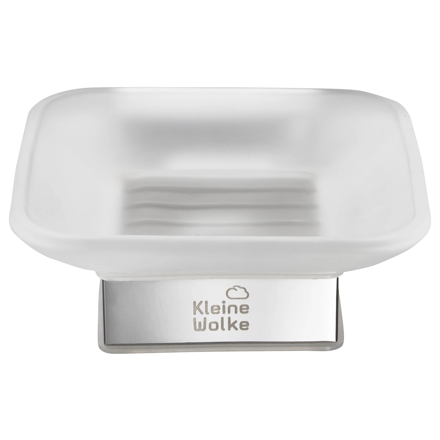 Kleine Wolke Porte-savon Meo - Laiton / Acier inoxydable / Verre - Verre dépoli 3 Kleine Wolke Porte-savon Meo - Laiton / Acier inoxydable / Verre - Verre dépoli – Image 3