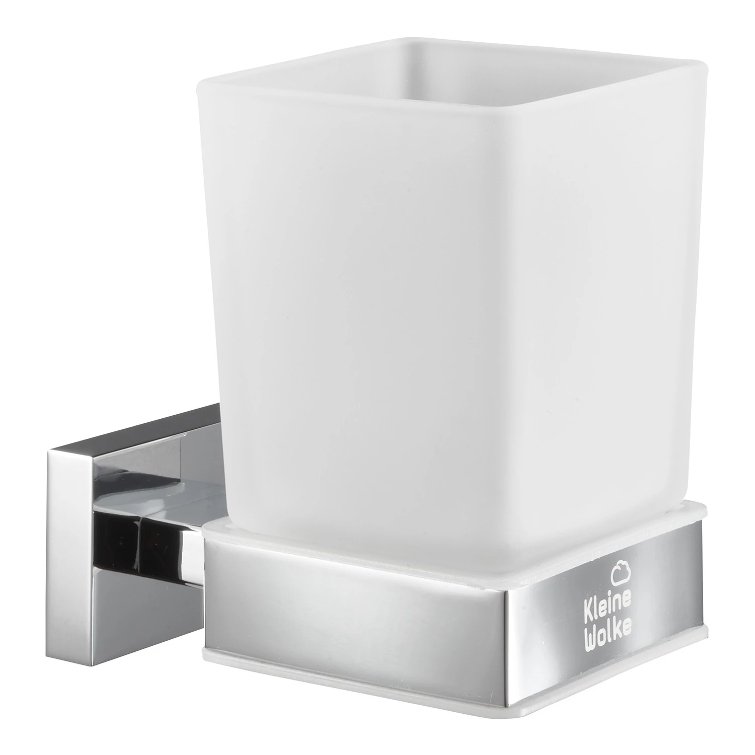 Kleine Wolke Verre à dents Meo - Laiton / Acier inoxydable - Verre dépoli 1 Kleine Wolke Verre à dents Meo - Laiton / Acier inoxydable - Verre dépoli