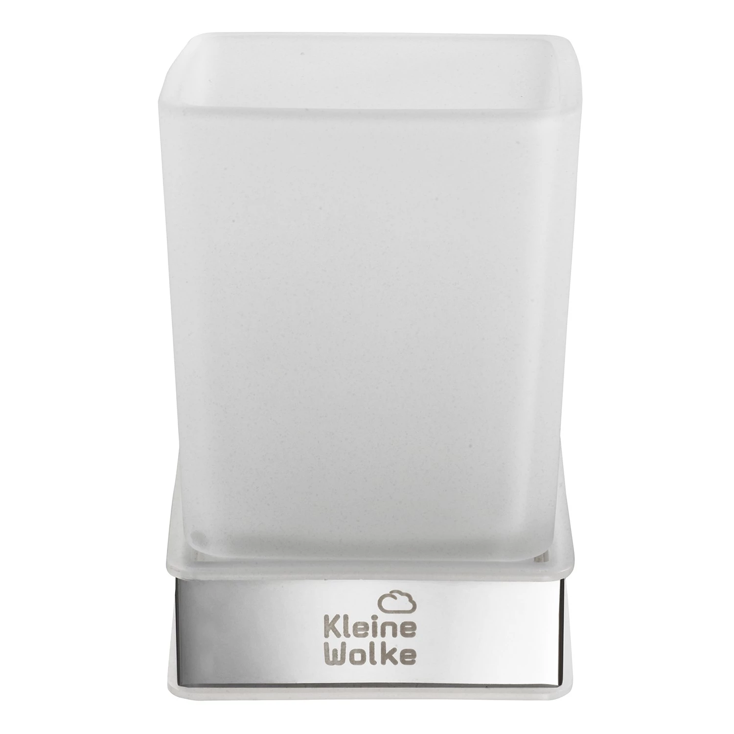 Kleine Wolke Verre à dents Meo - Laiton / Acier inoxydable - Verre dépoli 3 Kleine Wolke Verre à dents Meo - Laiton / Acier inoxydable - Verre dépoli – Image 3