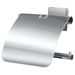 Kleine Wolke Dérouleur papier toilette Luno - Acier inoxydable - Argenté