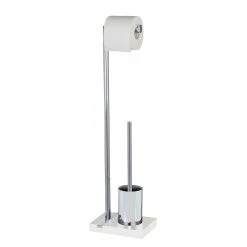 Ensemble de WC Noble - Acier inoxydable - Blanc