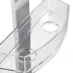 WENKO Serviteur de douche Premium - Acier inoxydable - Argenté -Accessoires de salle de bain Soldes 1000271112 210608 11160000204 DETAILS P000000001000271112