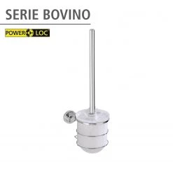 WENKO Ensemble WC mural Bovino avec Power-Loc - Acier inoxydable / Matière plastique ABS - Argenté / Chrome -Accessoires de salle de bain Soldes 1000271113 210608 11144300120 DETAILS P000000001000271113