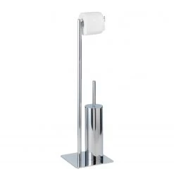 WENKO Ensemble de WC Recco - Acier inoxydable - Chrome