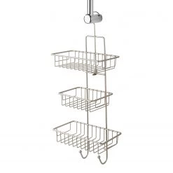 Serviteur de douche Milano - Acier inoxydable - Argenté