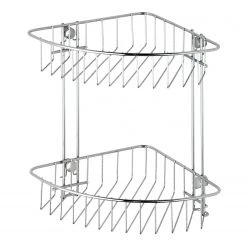 WENKO Étagère murale Classic Acier - Acier inoxydable - Chrome