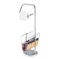 WENKO Ensemble de WC Benton - Acier inoxydable - Chrome