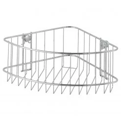 WENKO Étagère d’angle Classic Acier - Acier inoxydable - Chrome