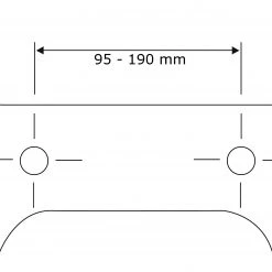 WENKO Siège WC premium Samos - Acier inoxydable / Duroplast - Bleu -Accessoires de salle de bain Soldes 1000271147 210608 11160200207 SKETCH DETAILS P000000001000271147 sketch