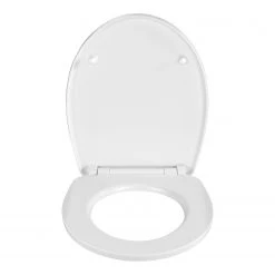 WENKO Siège WC premium Heartbeach - Acier inoxydable / Duroplast - Blanc -Accessoires de salle de bain Soldes 1000271156 210608 11172300298 DETAILS P000000001000271156