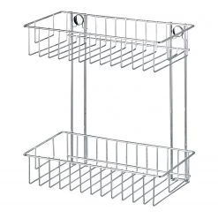 WENKO Étagère murale Classic Acier - Acier inoxydable - Chromé