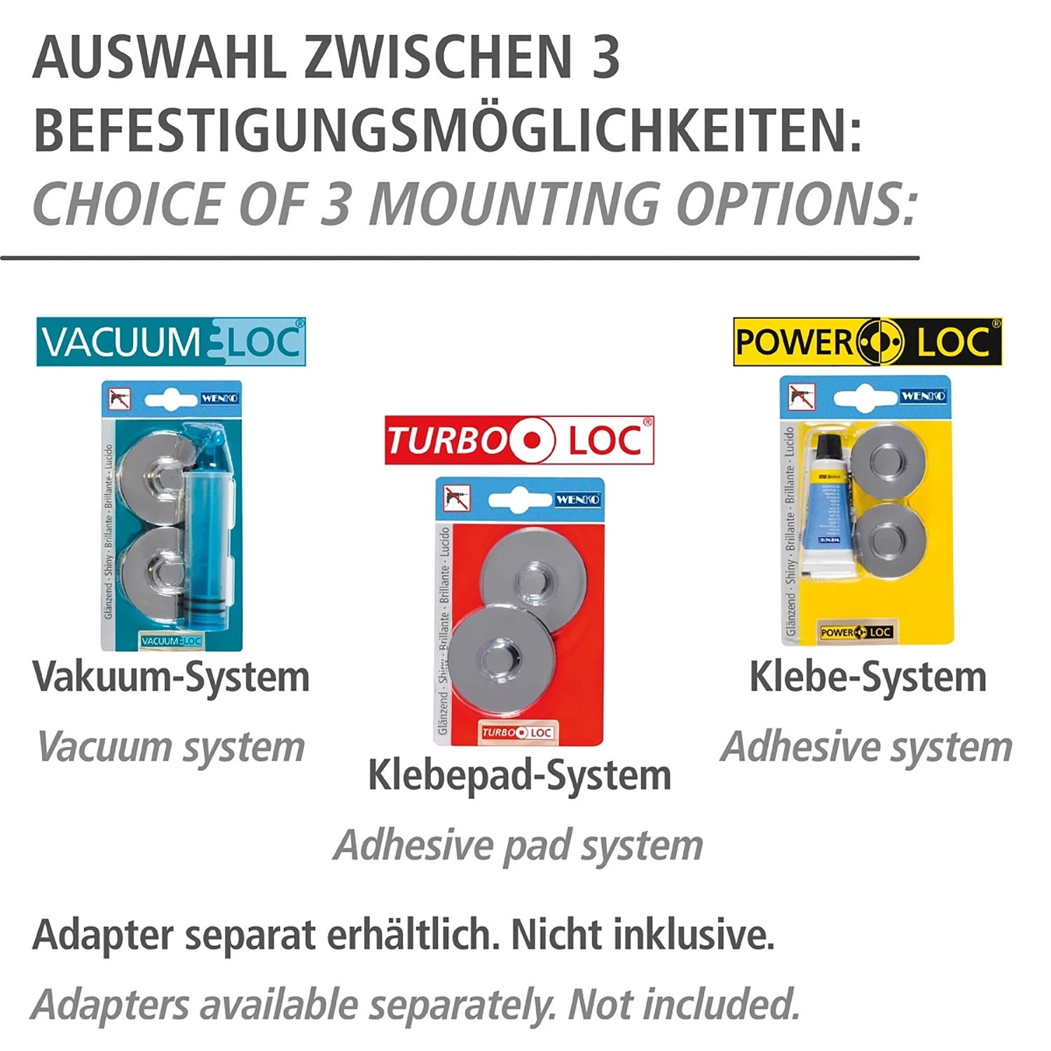 WENKO Étagère murale Classic Acier - Acier inoxydable - Chromé 6 WENKO Étagère murale Classic Acier - Acier inoxydable - Chromé – Image 6