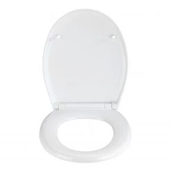 WENKO Siège WC premium Stream - Acier inoxydable / Duroplast - Bleu -Accessoires de salle de bain Soldes 1000271166 210608 11204900532 DETAILS P000000001000271166