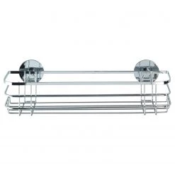 WENKO Maxi étagère d’angle Turbo-Loc Aingeni - Acier inoxydable - Argenté -Accessoires de salle de bain Soldes 1000271167 210608 11180900350 DETAILS P000000001000271167