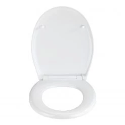 WENKO Siège WC premium Concrete - Acier inoxydable / Duroplast - Gris -Accessoires de salle de bain Soldes 1000271168 210608 11192000432 DETAILS P000000001000271168