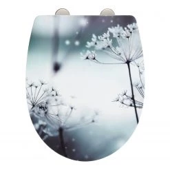 WENKO Siège WC Polar - Acier inoxydable - Multicolore