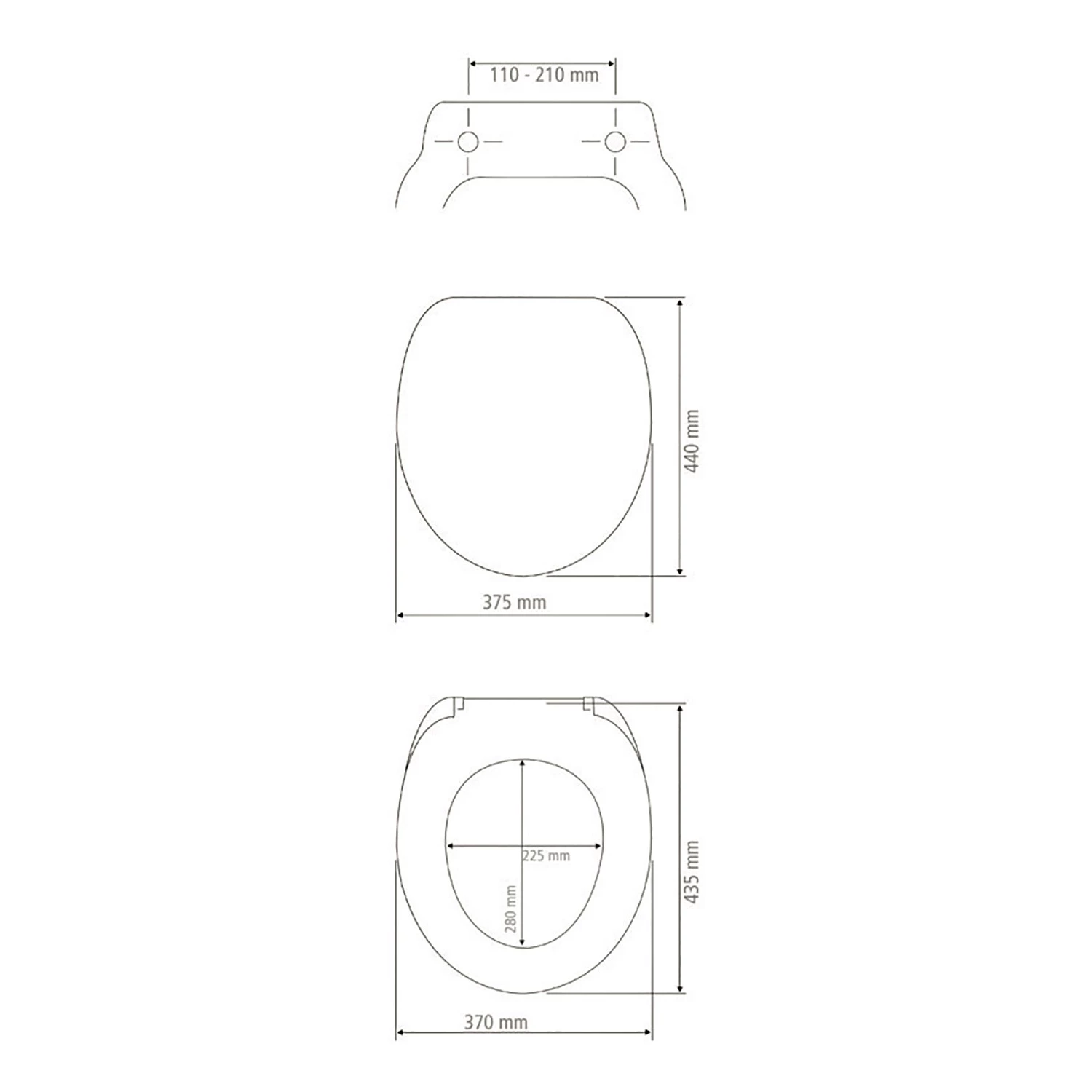 WENKO Siège WC premium Stag - MDF (panneau de fibres à densité moyenne) - Marron 3 WENKO Siège WC premium Stag - MDF (panneau de fibres à densité moyenne) - Marron – Image 3