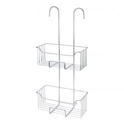 Accessoires de salle de bain Soldes 52 WENKO Serviteur de douche Milo - Acier inoxydable - Argenté