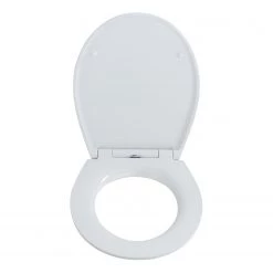 WENKO Siège WC premium Peony - Acier inoxydable / Polyester PVC - Multicolore -Accessoires de salle de bain Soldes 1000271186 210608 11200000479 DETAILS P000000001000271186