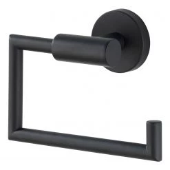 Porte papier toilette Bosio II - Acier inoxydable - Noir