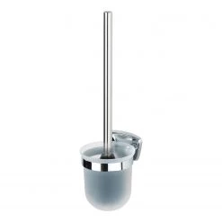 WENKO Ensemble de WC Basic I - Acier inoxydable - Argenté