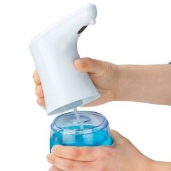 WENKO Distributeur de désinfectant Diala - Matière plastique - Blanc -Accessoires de salle de bain Soldes 1000271195 210608 11204700529 DETAILS P000000001000271195