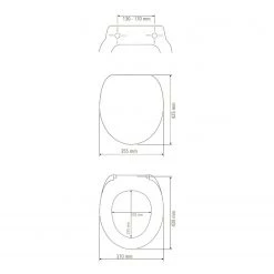 WENKO Siège WC Be Cool - MDF (panneau de fibres à densité moyenne) - Multicolore 8 WENKO Siège WC Be Cool - MDF (panneau de fibres à densité moyenne) - Multicolore -Accessoires de salle de bain Soldes 1000271206 210608 11212600578 SKETCH DETAILS P000000001000271206 sketch