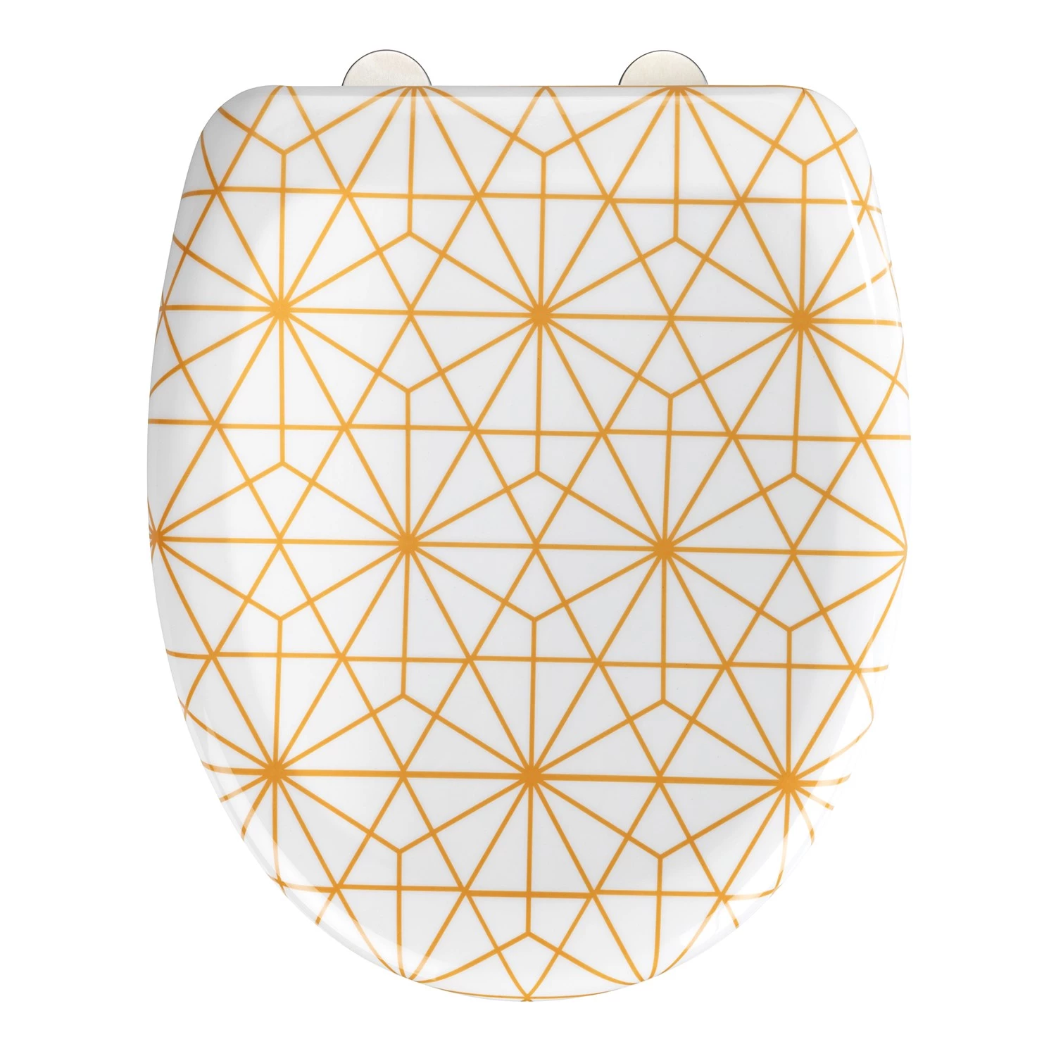 WENKO Siège WC Chara - Acier inoxydable / Duroplast - Multicolore 1 WENKO Siège WC Chara - Acier inoxydable / Duroplast - Multicolore