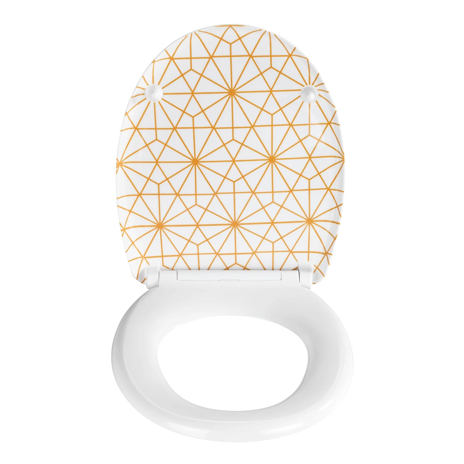 WENKO Siège WC Chara - Acier inoxydable / Duroplast - Multicolore 5 WENKO Siège WC Chara - Acier inoxydable / Duroplast - Multicolore – Image 5