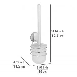 WENKO Ensemble WC Osimo Plus - Acier inoxydable / Polyéthylène - Chrome 8 WENKO Ensemble WC Osimo Plus - Acier inoxydable / Polyéthylène - Chrome -Accessoires de salle de bain Soldes 1000271222 210608 11224900671 SKETCH DETAILS P000000001000271222 sketch