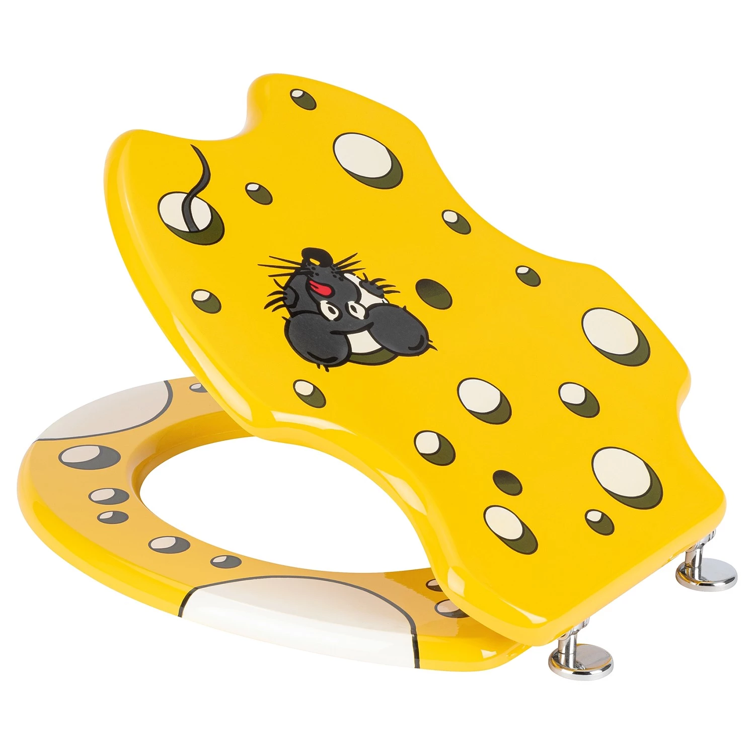 WENKO Siège WC Speedy - MDF (panneau de fibres à densité moyenne) - Multicolore 6 WENKO Siège WC Speedy - MDF (panneau de fibres à densité moyenne) - Multicolore – Image 6