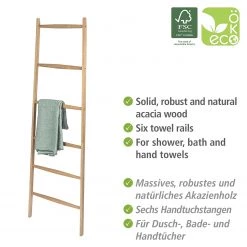 WENKO Porte-serviettes Acina - Acacia - Beige 8 WENKO Porte-serviettes Acina - Acacia - Beige -Accessoires de salle de bain Soldes 1000271226 210608 11224300663 DETAILS P000000001000271226