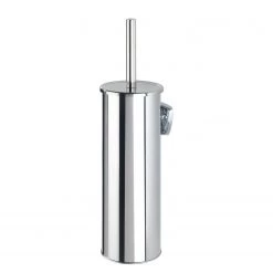 WENKO Ensemble de WC Basic II - Acier inoxydable - Argenté