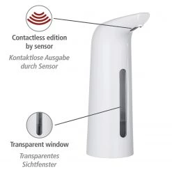 WENKO Distributeur de désinfectant Larino - Polystyrène - Blanc -Accessoires de salle de bain Soldes 1000271252 210608 11261500877 DETAILS P000000001000271252