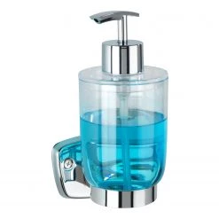 WENKO Distributeur de savon Basic - Acier inoxydable / Plastique ABS - Transparent 7 WENKO Distributeur de savon Basic - Acier inoxydable / Plastique ABS - Transparent -Accessoires de salle de bain Soldes 1000271253 210608 11271100926 DETAILS P000000001000271253