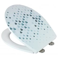 WENKO Siège WC Cuore - Acier inoxydable / Duroplast - Multicolore 9 WENKO Siège WC Cuore - Acier inoxydable / Duroplast - Multicolore -Accessoires de salle de bain Soldes 1000271257 210608 11255500859 DETAILS P000000001000271257