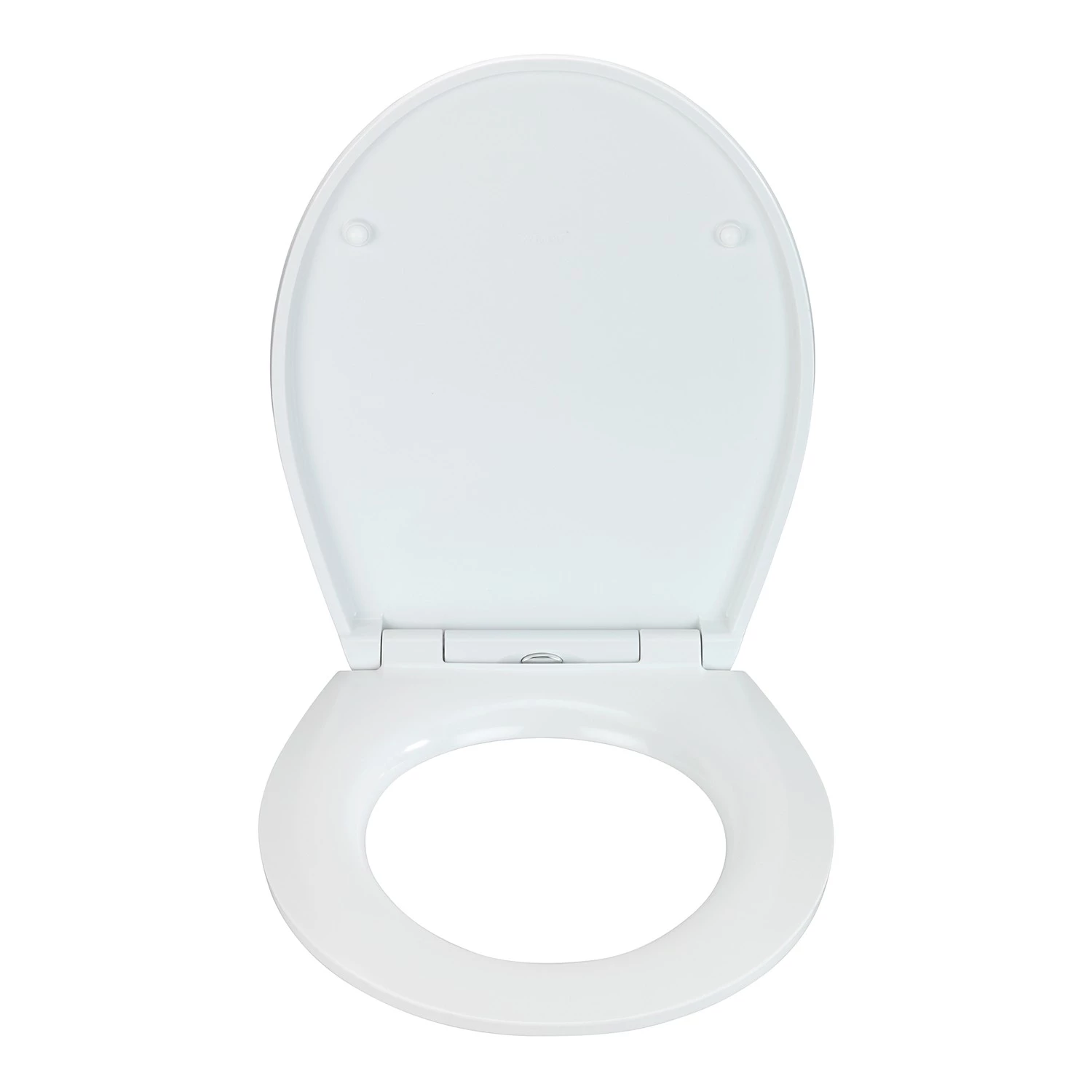 WENKO Siège WC Softness - Acier inoxydable / Duroplast - Bleu 2 WENKO Siège WC Softness - Acier inoxydable / Duroplast - Bleu – Image 2