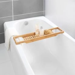 WENKO Pont de baignoire Bambusa - Bambou - Naturel -Accessoires de salle de bain Soldes 1000271268 210608 11280200974 MOOD DETAILS P000000001000271268 mood