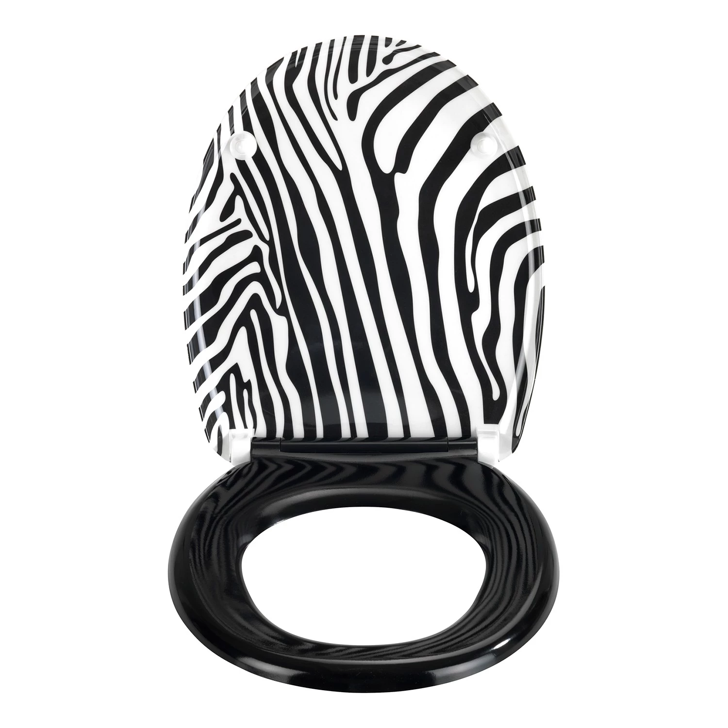 WENKO Siège WC Wild - Acier inoxydable / Duroplast - Multicolore 2 WENKO Siège WC Wild - Acier inoxydable / Duroplast - Multicolore – Image 2