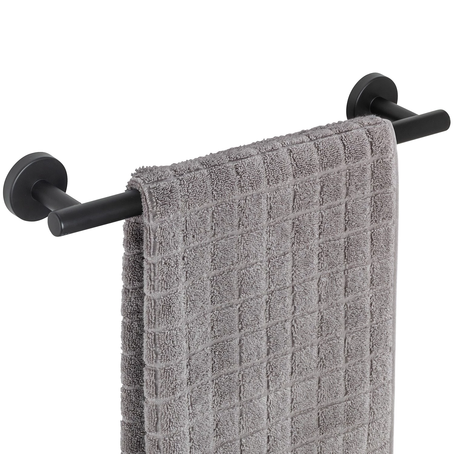 WENKO Porte-serviette Uno Bosio III - Acier inoxydable - Noir 4 WENKO Porte-serviette Uno Bosio III - Acier inoxydable - Noir – Image 4