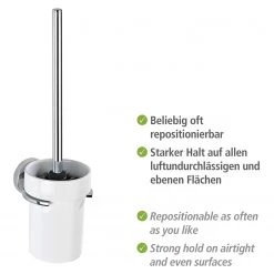 WENKO Ensemble de WC Capri - Zinc moulé sous pression / Céramique - Blanc -Accessoires de salle de bain Soldes 1000271285 210608 11280800977 DETAILS P000000001000271285