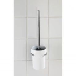 WENKO Ensemble de WC Capri - Zinc moulé sous pression / Céramique - Blanc -Accessoires de salle de bain Soldes 1000271285 210608 11290001025 MOOD DETAILS P000000001000271285 mood