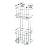 WENKO Étagère murale Turbo-Loc Aingeni - Acier inoxydable - Argenté