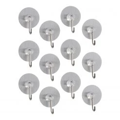 WENKO Crochets en nickel Osimo - Acier inoxydable / Polyéthylène - Chrome