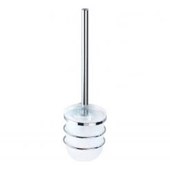WENKO Ensemble de WC Turbo-Loc Aingeni - Acier / Polypropylène - Argenté -Accessoires de salle de bain Soldes 1000271312 210608 11305501124 DETAILS P000000001000271312