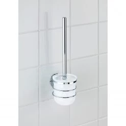 WENKO Ensemble de WC Turbo-Loc Aingeni - Acier / Polypropylène - Argenté -Accessoires de salle de bain Soldes 1000271312 210608 11305601125 MOOD DETAILS P000000001000271312 mood