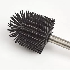 Zeller Brosse WC Dhamir - Acier inoxydable / TPR (thermo-propylène) - Argenté - 11,2 x 35,3 cm -Accessoires de salle de bain Soldes 1000273724 210615 06564300106 DETAILS P000000001000273724