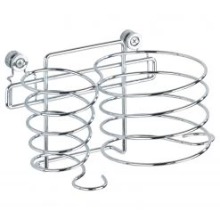 WENKO Porte sèche-cheveux Classic - Acier chromé