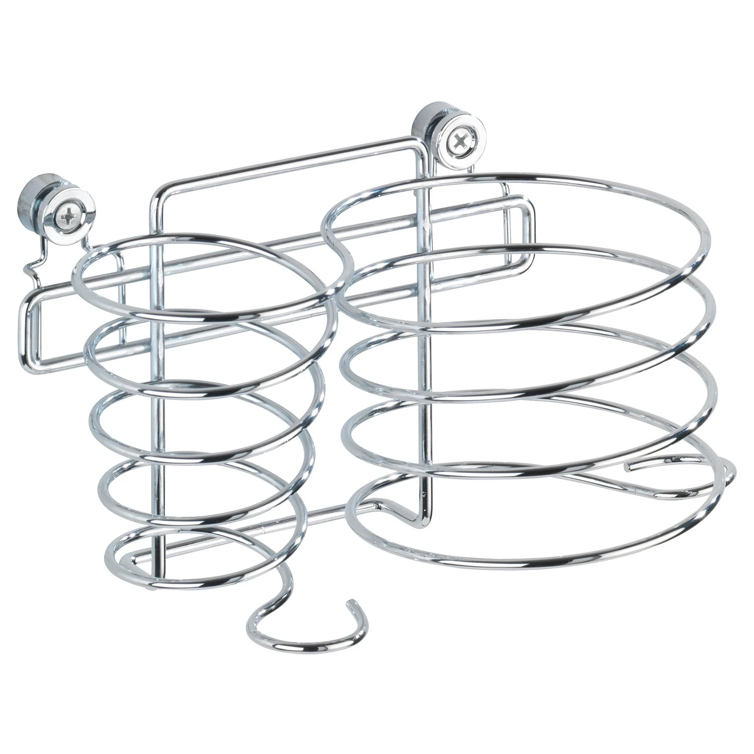 WENKO Porte sèche-cheveux Classic - Acier chromé 1 WENKO Porte sèche-cheveux Classic - Acier chromé