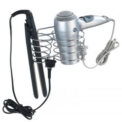 WENKO Porte sèche-cheveux Classic - Acier chromé 6 WENKO Porte sèche-cheveux Classic - Acier chromé -Accessoires de salle de bain Soldes 1000274072 210618 14062700231 DETAILS P000000001000274072